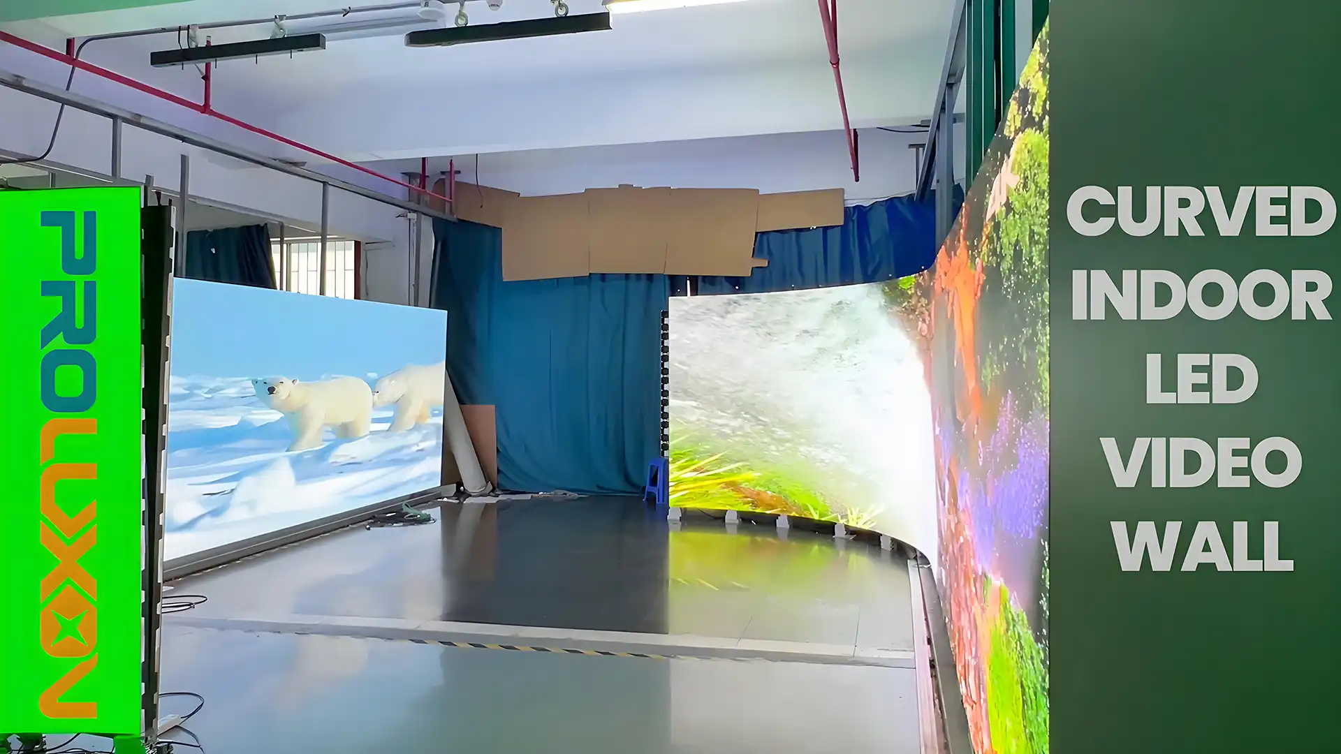 CURVED FIXED LED VIDEO WALL DISPLAYS