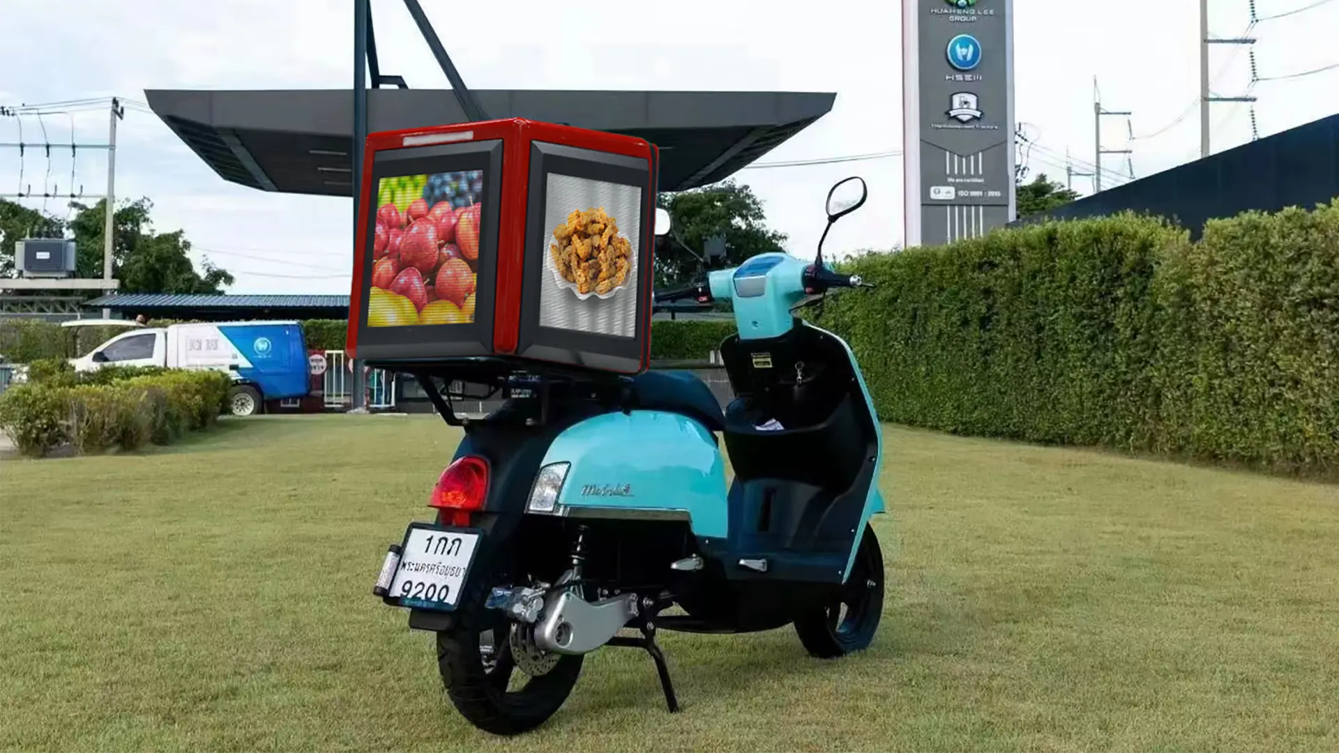 FOOD LED DELIVERY BOX DISPLAY