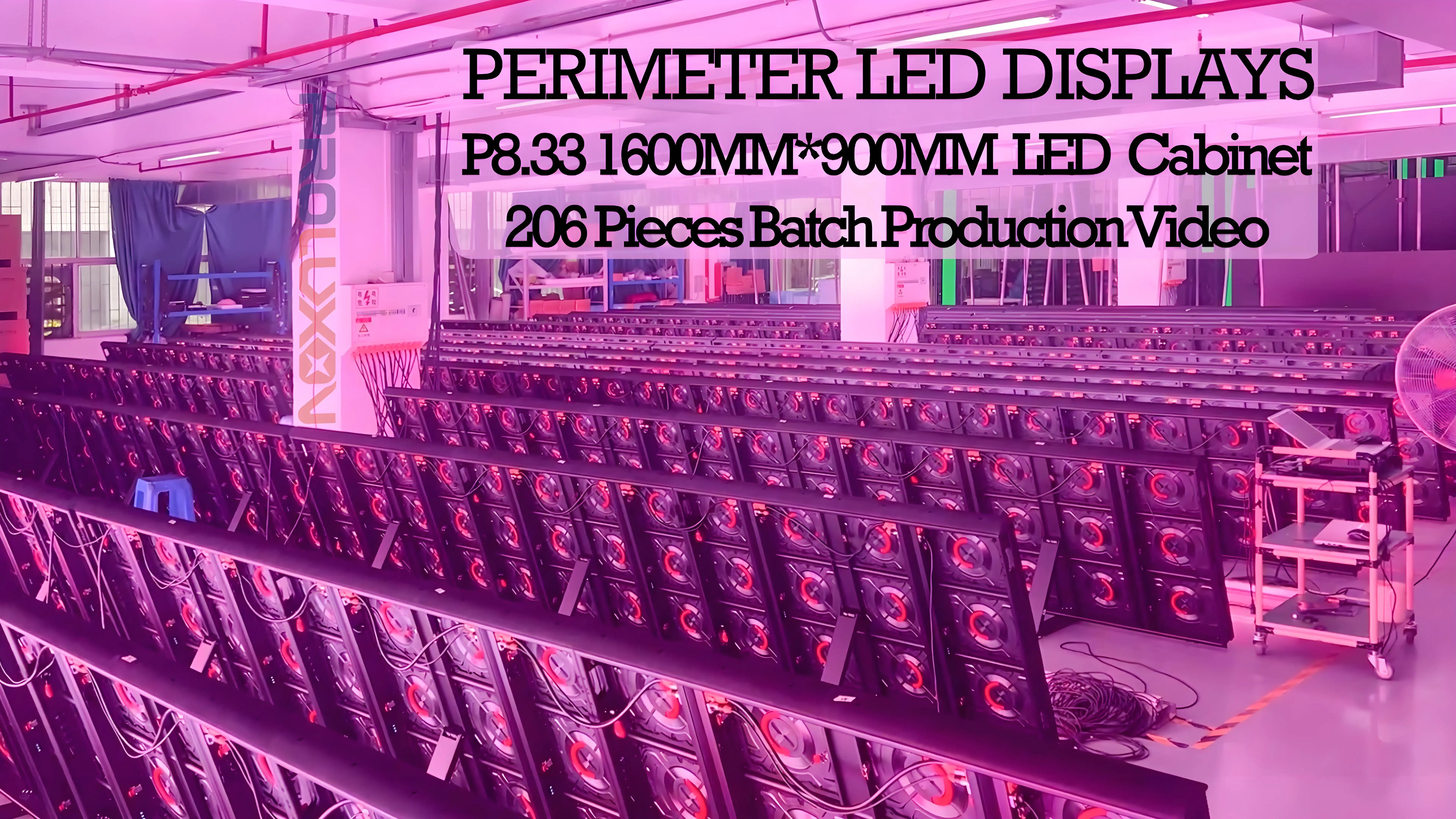 Batch Manufacturing Perimeter LED Displays