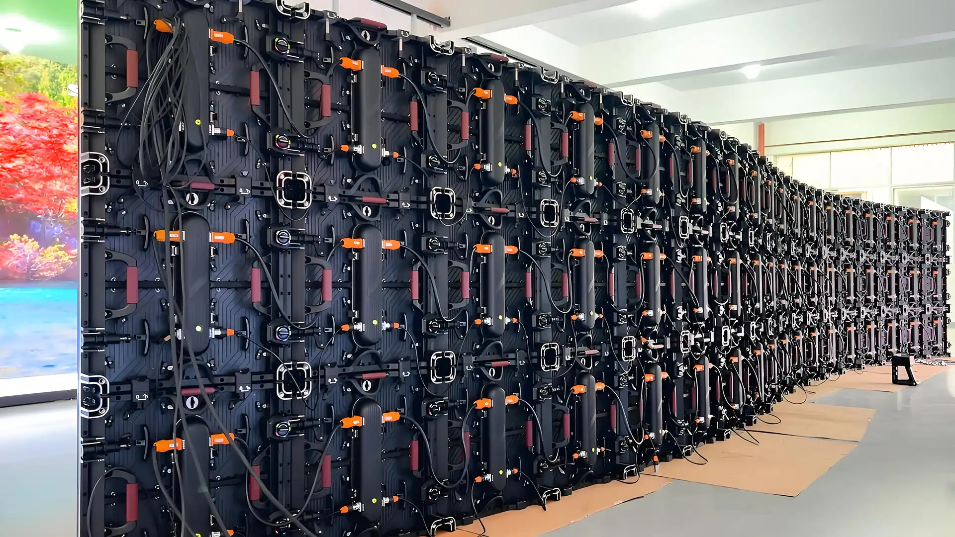 Curved Rental Indoor LED Display Video