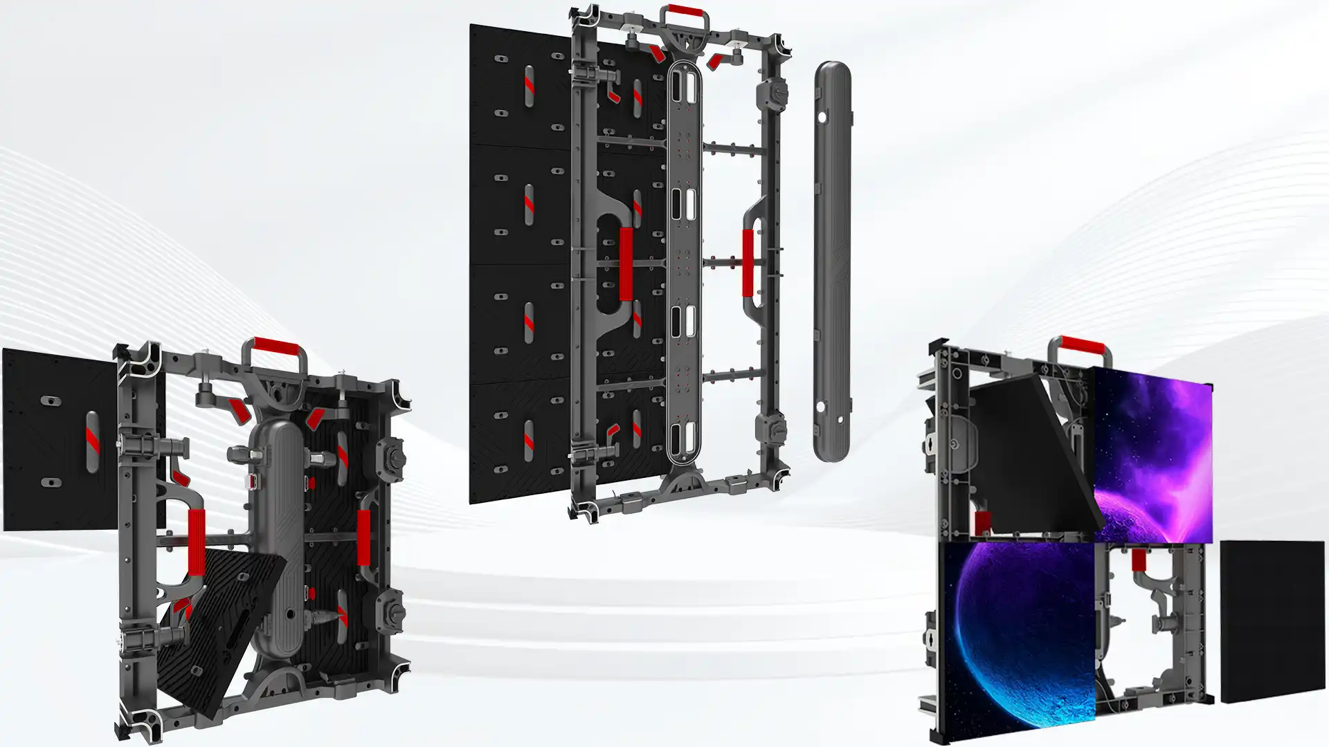 Rental Outdoor LED Cabinet Video