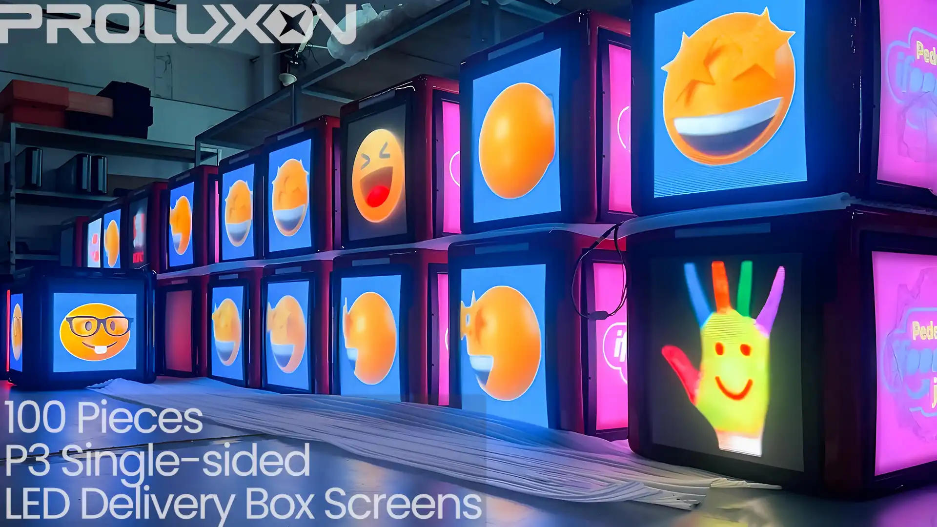 BATCH PRODUCTION DELIVERY BOX SCREENS