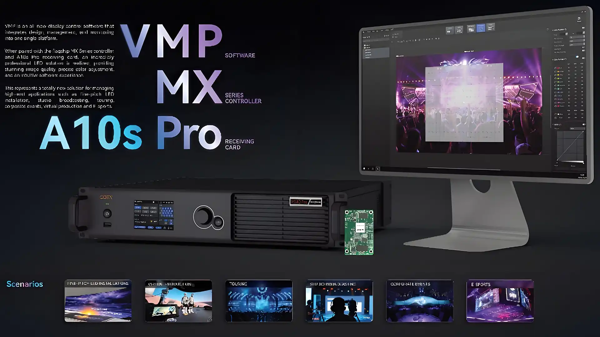 Virtual Production LED Wall Control System