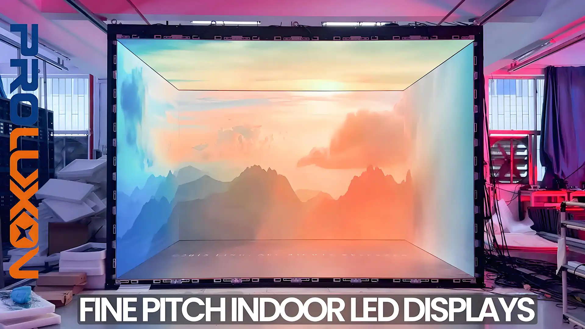 FINE PITCH VIRTUAL PRODUCTION LED WALLS